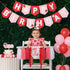 1st DCJHFJ Strawberry High Chair Banner Felt Strawberry Happy Birthday Banner Berry First Birthday Decorations