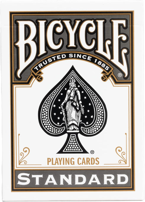 Bicycle Black Playing Cards, Standard Index, 1 Deck
