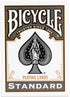 Bicycle Black Playing Cards, Standard Index, 1 Deck
