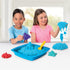 Kinetic Sand Sandbox Set, Kids Toy with 1lb All-Natural Blue and 3 Molds, Sensory Toys for Ages 3 and Up
