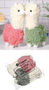 2 Pieces Llama Stuffed Animal, 10 Inches Cute Alpaca Plush Toy Gifts for Girls Boys Birthday, Green and Pink