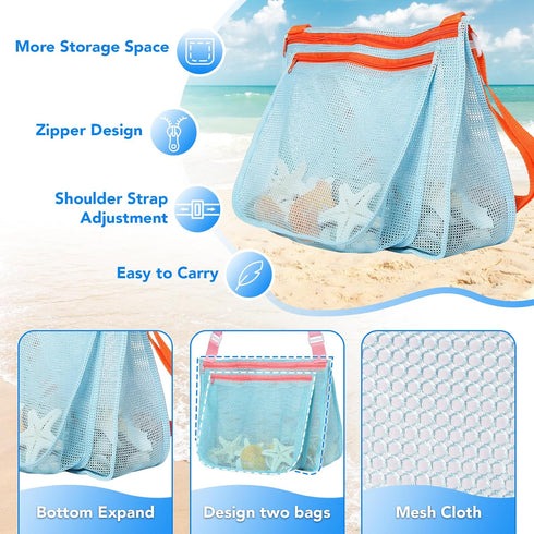 LIDAGO 5 Set 1 Shovel,1 Rake,1 1 1 Pcs Sand Toys Beach Include Metal Metal Foldable Beach Bucket & Sand Sifter