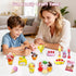 HECKLES 12-Piece Set 5+ Miniature Food Toy Making - DIY Tiny Play Food for Kids | Non-Edible, Pretend Kitchen Play