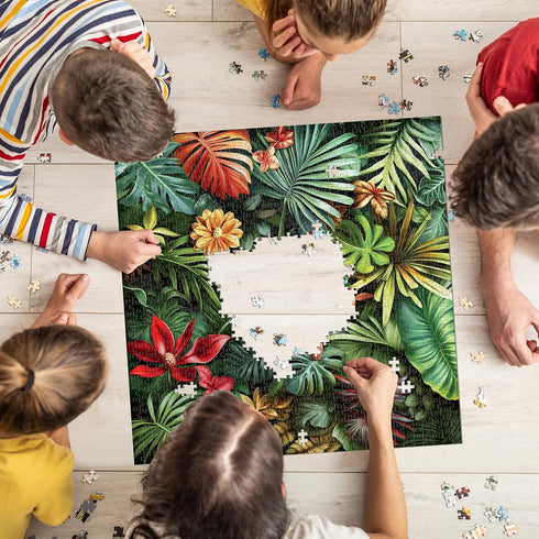 1000 24x24 Inches, Jigsaw Puzzles for Adults Pieces, Tropical Rainforest Plants Square Challenging Unique Puzzle