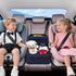 2-in-1 11 Backseat Organizer for Kids & Adults Car Seat Cooler Warmer with Writing Tray, Cup Holders & Storage
