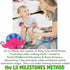 14PC 18M+ LIL ADVENTS Potty Training Reward System - Wooden Stacking Blocks with Dinosaur Themed, Montessori Behavior