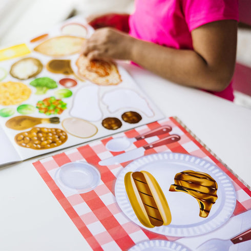 225+ Melissa & Doug Sticker Pad - Make-a-Meal, Food Stickers