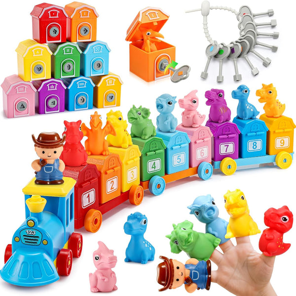Toddler Montessori Learning Toys for 2 3 4 5 Year Old Boys,
