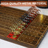11 2 2 HOROW Horse Racing Game - Wooden Horse Race Board Game with Luxury Metal Horses Dice and Cardsfor Kentucky Derby