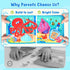 1-3 1 2 3 JoyCat Ocean Busy Book for Toddlers - Travel Toy Activity Book for Year Old Boys Girls, Educational Travel