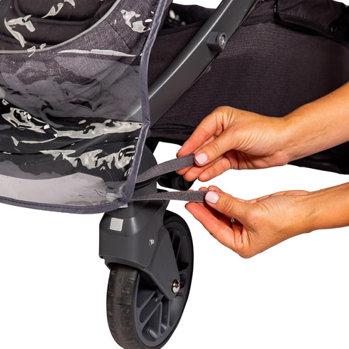 J.L. Childress Stroller Rain Cover - Universal Stroller Poncho - Stroller Accessory - Ventilated Baby Weather Shield