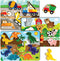 Large 3 Pk Wooden Toddler Puzzles Ages 2-4 | Montessori Learning Toys for 2+ Year Olds