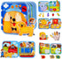 BizyKoady Toddler Busy Book for 1-3, Montessori Felt Busy Book, Busy Board