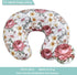 (2 Pack) Floral Minky Slipcover for Nursing Pillow - U Shape Cover for Baby Boy or Girl