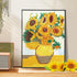 STMIGAIBLOCKS 3504PCS 14+ Flowers Wall Decoration Micro Mini Building Blocks,Ideas Botanical Sumflowers Painting Frame