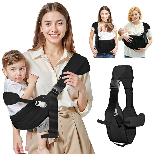 Baby Carrier Newborn to Toddler,Adjustable Baby Sling Carrier,Comfortable and Lightweight Toddler Carrier
