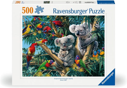 500 12000206 Ravensburger Koalas in a Tree Piece Jigsaw Puzzle for Adults - - Handcrafted Tooling, Made in Germany
