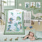 TrenD'Lay 4 Piece - Includes Comforter, Fitted sheet, Crib skirt and Bib. Unisex