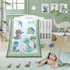 TrenD'Lay 4 Piece - Includes Comforter, Fitted sheet, Crib skirt and Bib. Unisex