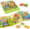 SYNARRY Magnetic Puzzles for Kids Ages 3-5, 20 Pieces Toddler Animal Travel Activity Toys for 3-6 Years