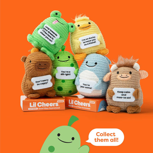 1 Lil Cheers Pickle By Relatable, The Uplifting Plush Ideas Spreading Good Vibes, Perfect Plushies and Stuffed Animals