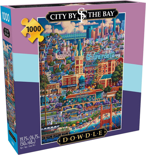 1000 Piece Jigsaw Puzzle for Adults - City by The Bay by Buffalo Games - Dowdle - 26.75 x 19.75