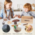 10 Set 3+ PCS Bakery Wooden Play Food for Kids Kitchen, Wooden Food Cutting Toys, Pretend Play Kitchen Food Toy