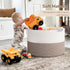 115L INDRESSME Extra Large Blanket Basket, Soft Cotton Rope Storage Basket for Organizing, Home Decor, Toys, Laundry