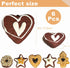6-Piece Set, Artificial Fake Biscuits, Realistic Chocolate chip Cookie Simulation Food, Dessert, Party, Home Decoration