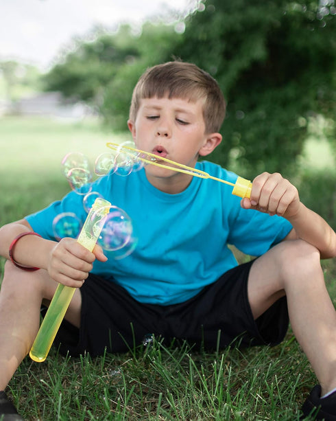 Sunny Days Entertainment Maxx Bubbles 4oz Bubble Wands, 6 Pack for Summer Fun and Outdoor Party Favors