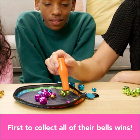 Bellz! - The Quick to Pick-up Family Magnet Game with Magnetic Wand and Colorful Bells, Giftable Pouch Included