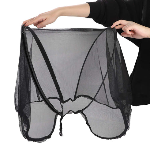 2 in 1 Net Baby Stroller Sun Shades with Zipper Window, Universal Mesh Travel Cover for Outdoor Walking, Beach