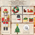 FunBuild Set 2 (797PCS) Christmas Nutcracker Building with Light - Soldiers, Light-Up Christmas Tree, Wreath, Snowman