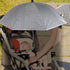 TOYANDONA Stroller Sun Cover Umbrella, Clip On UV Rain Protection Blackout Blind for Strollers, Bicycle, Baby Carriage