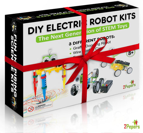 DIY Robotic Science Kits for Kids Age 8-12 - STEM Projects, Building Robot Kit Experiments, Educational Toys
