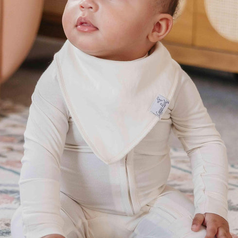 4 Pack Copper Pearl Baby Bandana Bibs - Soft Cotton Bibs for Drooling & Teething, Absorbent, Adjustable Fit, Many