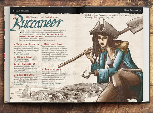 Free League Publishing Pirate Borg Core Rulebook - (2nd Printing) - Hardcover RPG, Naval Themed