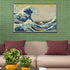 Bristlegrass Wooden Jigsaw Puzzles for Adults, 1000 Pieces Japanese Ukiyo-e Great Wave Off Kanagawa Gifts