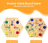 2 6 6 24 6 Family(15 INCH) Wooden Board Game, Original Marble Game Double Sided Painted to Player Fast Track Board Game