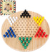 Chinese Checkers Board Game Toy - Classic Wooden Checkers Game Set for Adults, Seniors, and Kids, Fun for All Ages