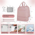 10 Packs Breast Pump Bag with Insulated Cooler, Double-Layer Pumping Bag for Work & Travel, Fits Most Electric Breast