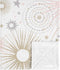 Sweet Jojo Designs Star and Moon Celestial Baby Girl Receiving Security Swaddle