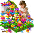 Garbo Star 112 Pcs Flower Garden Toy,Toddler Girl Toys 3-4 Years Old Girls Gardening