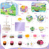 Set Girls,50PCS Playsets,Teapot 3 4 5 6 Tea Party for Little Princess Horse Tea Time Toy Including Food Sweet Treats
