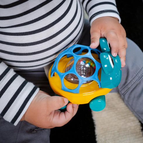 Baby Einstein Curious Car Neptune Oball Toy Car & Rattle, Ages 3 Months and Up