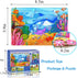 Wooden Jigsaw Puzzles for Kids Ages 3-5, 24-30 Pieces Educational Learning Toys for Boys and Girls