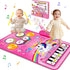 Toys for 1 Year Old Girl Gifts: Baby Musical Mat Toddler Toys Age 1-2, 3 in 1 Piano Drum Animal Touch Unicorn Toys for