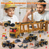 Set 1:40 1:55 Bulldozer, Construction Trucks Toy Alloy Inertia Driving & Simulation Model Toys, Including Forklifts