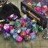 Coyeekn DND Dice Set, 7 x 7 Sets (49 Pieces) Glitter Polyhedral Dice for Dungeons & Dragons RPG with 1 Pouch