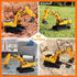RC Toys Construction Excavator Car, Kids Birthday Gift for Boys & Girls 4-9 Years, Best Toddler Sand Play Vehicle